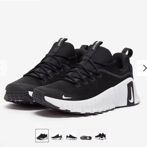 NWT W NIKE BLACK FREE METCON 6